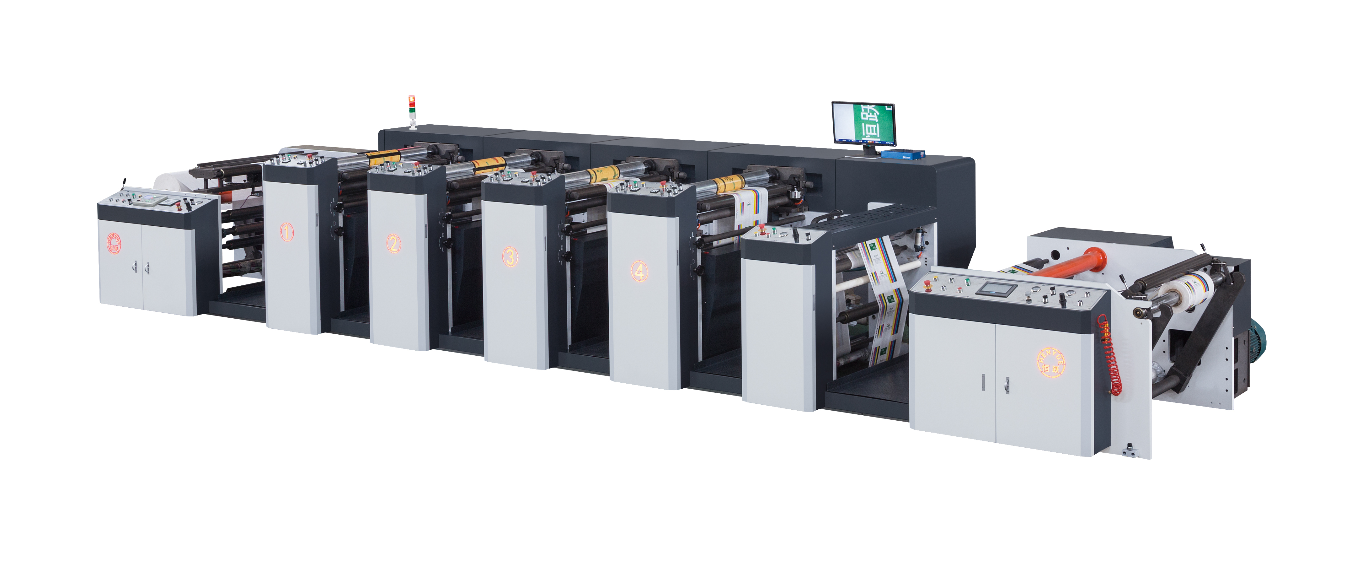 commander une machine d'impression flexographique